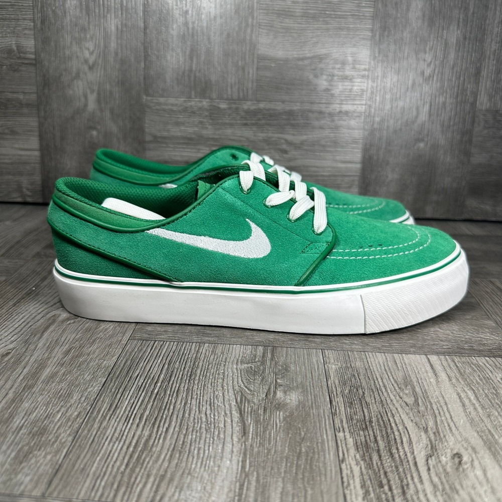 Nike SB Stefan Janoski Skate Shoes Women 6 Green Suede 525104-309 NEW